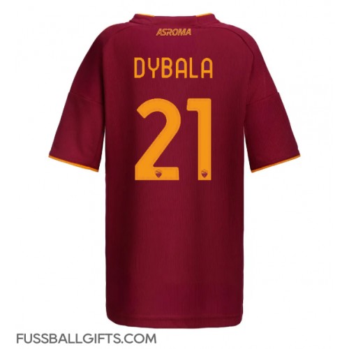 AS Roma Paulo Dybala #21 Fußballbekleidung Heimtrikot Damen 2025-26 Kurzarm